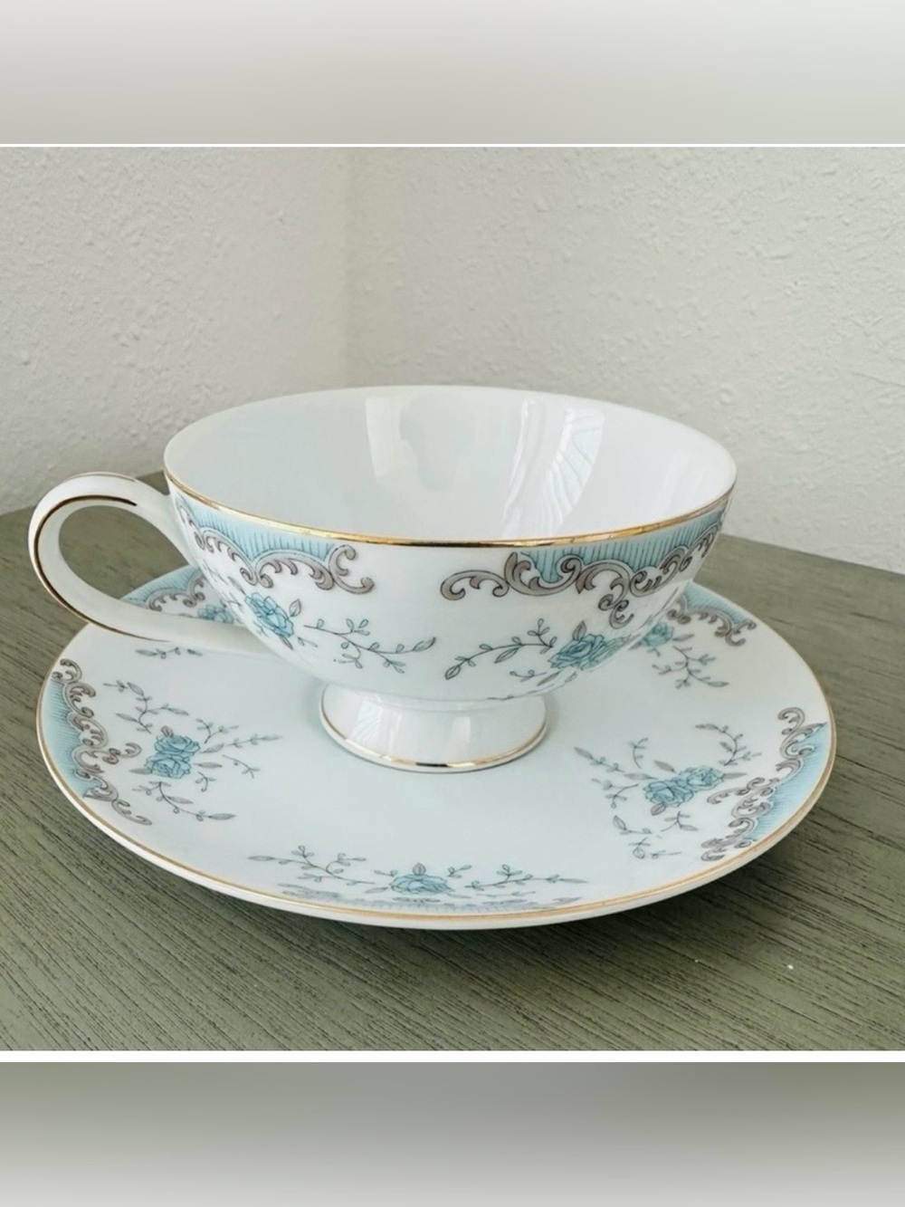 IMPERIAL China Seville shabby chic cottagecore teacup and
saucer